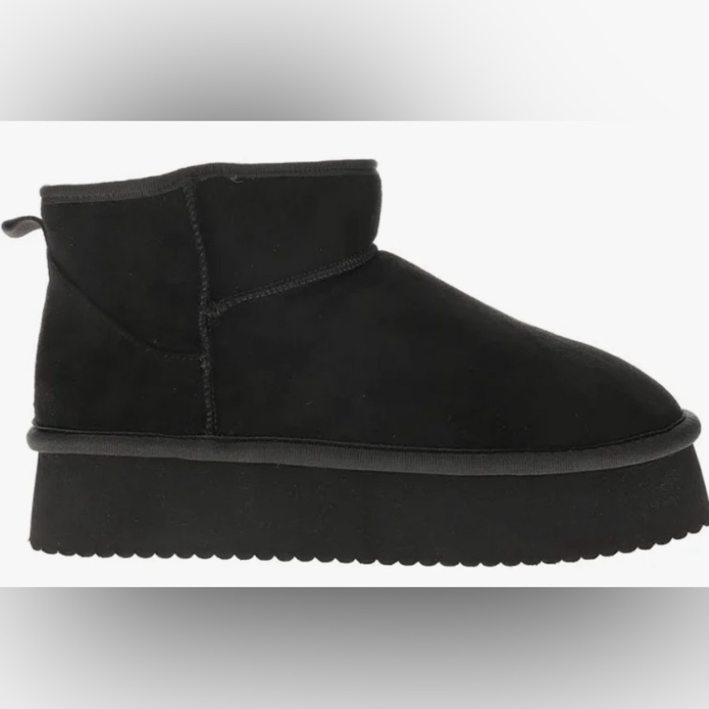 Corkys Black Winter Platform Boots